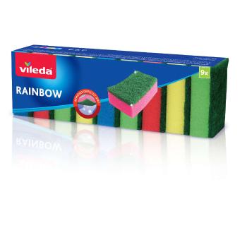 Vileda rainbow Mosogatószivacs 9db