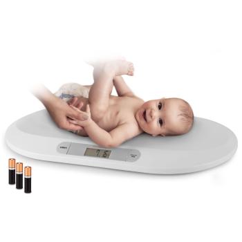 Digitális babamérleg fehér 20 kg-ig , 0.01 kg pontossággal (5141)