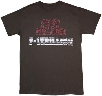 Post Malone Tričko F-1 Trillion Back Print Unisex Grey M