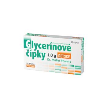 Dr. Müller Glycerínové čípky detské 1g 12 ks