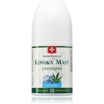 SwissMedicus Koňská mast s konopím chladivá roll-on 90 ml