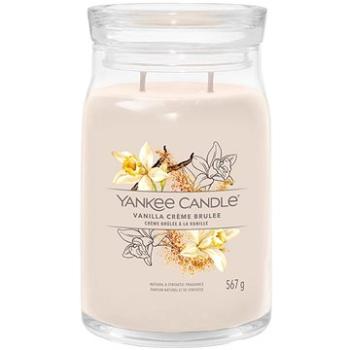 YANKEE CANDLE Signature sklo 2 knoty Vanilla Creme Brulée 567 g (5038581129181)