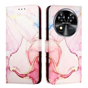 ART MARBLE Peňaženkový kryt pre Oukitel C37 ROSE GOLD