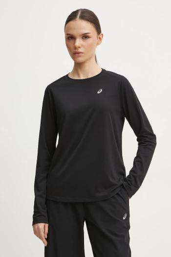 Bežecké tričko s dlhým rukávom Asics Core čierna farba, 2012D181