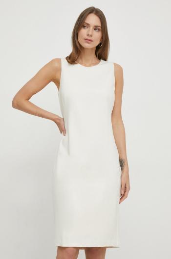 Šaty Lauren Ralph Lauren béžová farba, mini, rovný strih, 250863911