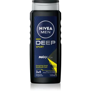 NIVEA MEN Deep Sport energizující sprchový gel pro muže 500 ml