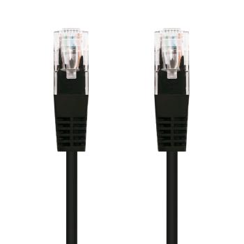 Kabel C-TECH CB-PP5-5BK patchcord Cat5e, UTP, černý, 5m