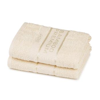 4Home Bamboo Premium uterák krémová, 50 x 100 cm, sada 2 ks 