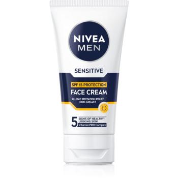 NIVEA MEN Sensitive ochranný krém pre mužov SPF 15 75 ml