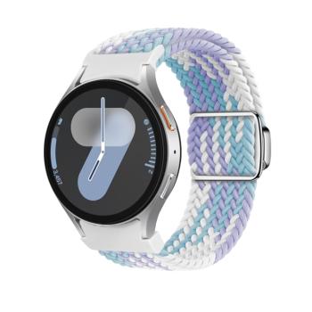 BRAIDED Nylonový remienok pre Samsung Galaxy Watch 7 (40 / 44 mm) VIOLETS