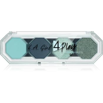 L.A. Girl Cosmetics 4 Play paletka očných tieňov odtieň All Nighter 3.2 g