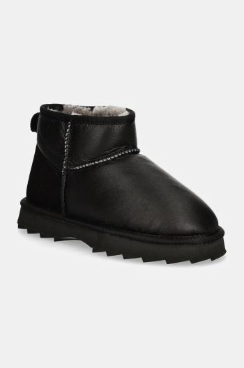 Kožené snehule Emu Australia Sharky Micro Town čierna farba, W13154.BLAK