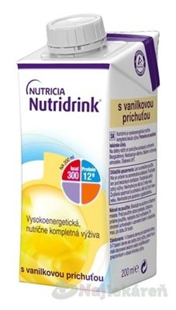 Nutridrink s príchuťou vanilkovou 24 x 200 ml