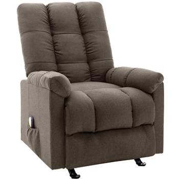 Shumee polohovacie hnedé textil, 321414