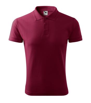 MALFINI Pánska polokošeľa Pique Polo - Garnet | L