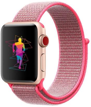 Szíj Eternico Airy Apple Watch 42mm / 44mm / 45mm - Ballerina Pink and Pink edge