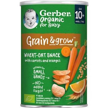 GERBER Organic chrumky s mrkvou a pomarančom 35 g (8445290321435)