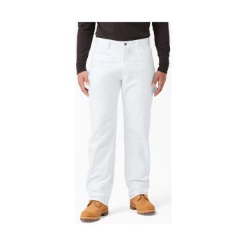 Dickies  M relaxed fit cotton painter's pant  Nohavice Biela