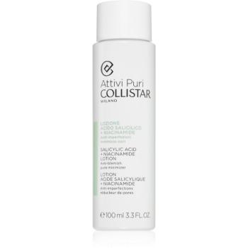 Collistar Attivi Puri Salicylic Acid + Niacinamide pleťové tonikum a emulzia pre zmenšenie pórov 100 ml