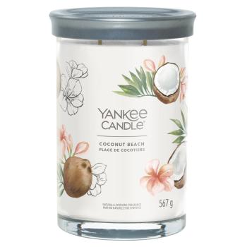 YANKEE CANDLE Signature Tumbler veľký Coconut Beach 567 g