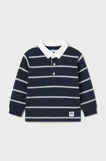 Detské polo tričko Mayoral tmavomodrá farba, vzorovaný, 2185