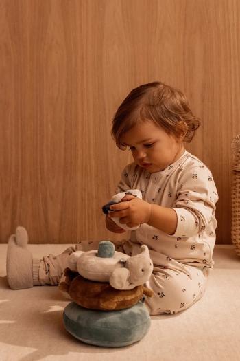 Overal pre bábätká Liewood Birk Printed Pyjamas Jumpsuit LW20360