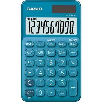 CASIO Zsebszámológép, 10 számjegy, CASIO &quot;SL 310&quot; kék