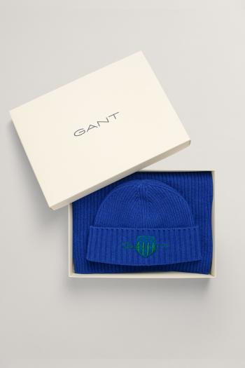 KÉSZLET SAPKA ÉS SÁL GANT BEANIE SCARF GIFT SET BOLD BLUE