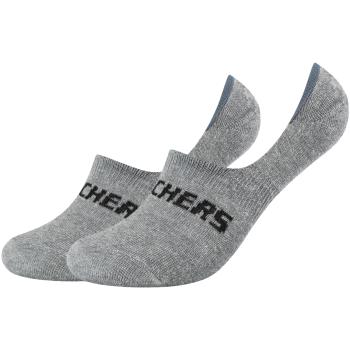 Skechers  2PPK Mesh Ventilation Footies Socks  Kotníkové ponožky Šedá