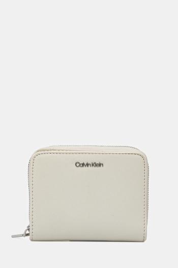 Peňaženka Calvin Klein dámska, béžová farba, K60K611937