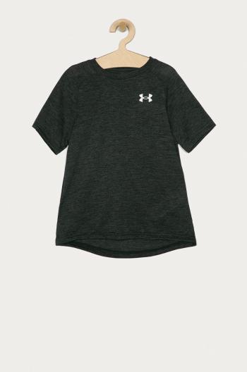 Tričko Under Armour čierna farba, jednofarebný, 1363284