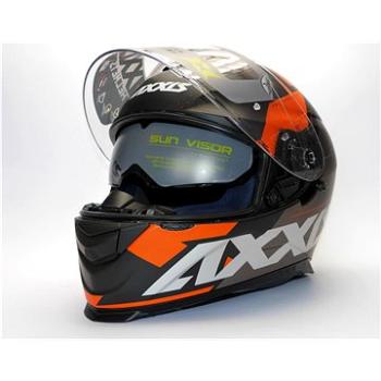 Axxis Eagle SV Diagon D4 - Integrálna helma matná oranžová (MOTO32132nad)