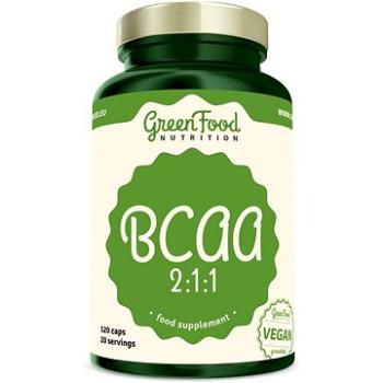 GreenFood Nutrition BCAA 2:1:1, 120 kapsúl (8594193920457)