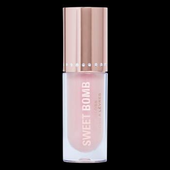 REVOLUTION Sweet Bomb Lip Gloss Vanilla Ice White Holo lesk na pery 4.5 ml