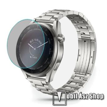 TPU okosóra képernyővédő fólia - CLEAR - 1db, törlőkendővel - A TELJES ELŐLAPOT VÉDI! - HUAWEI Watch 3 Pro 48mm