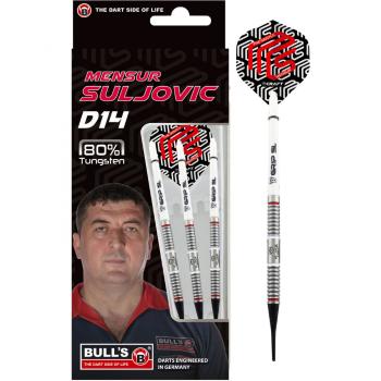 dart szett Bull&#039;s Mensur Suljovic D14, soft, 80%, 18g