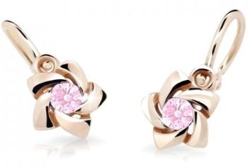 Cutie Jewellery Detské náušnice z ružového zlata C2201-10-X-4 ružová