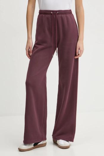 Tepláky Abercrombie & Fitch fialová farba, jednofarebné, KI147-4069