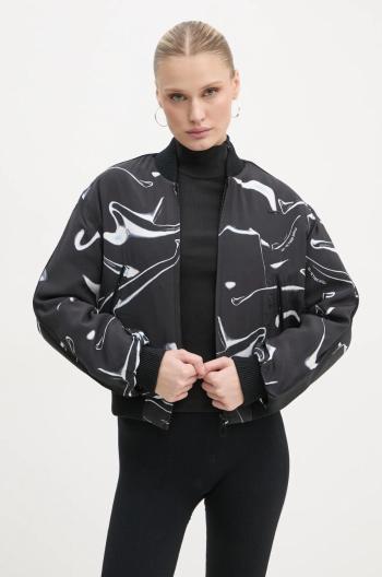 Bunda G-Star Raw dámska, čierna farba, prechodná, D25282-D725