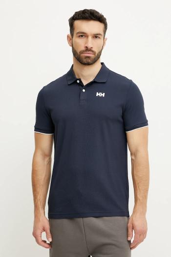 Polo tričko Helly Hansen OCEAN pánske, tmavomodrá farba, s potlačou, 34367