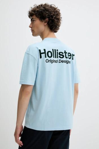 Bavlnené tričko Hollister Co. pánske, s potlačou, KI323-5007