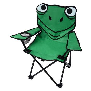 CATTARA FROG malá skladacia kempingová stolička zelená 