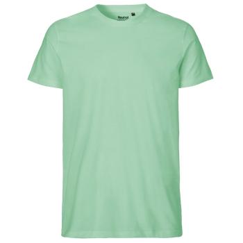 Neutral Pánske tričko Fit z organickej Fairtrade bavlny - Dusty mint | S