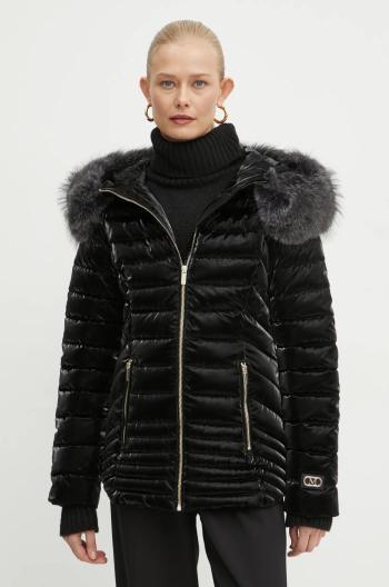 Marciano Guess rövid kabát JANIS női, fekete, téli, 4BGL01 7176A