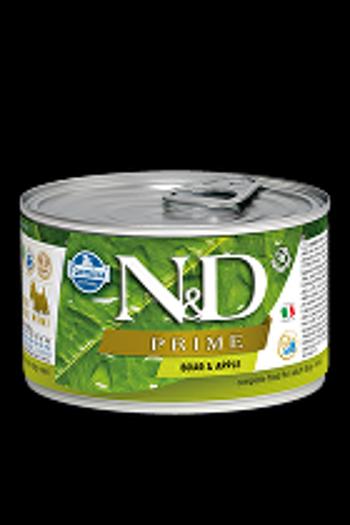 N&D DOG PRIME Adult Boar & Apple Mini 140g + Množstevná zľava 1 + 1 Zadarmo