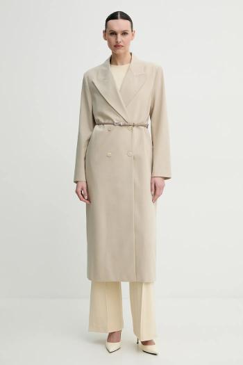 Kabát ISABELLE BLANCHE dámsky, béžová farba, prechodný, IS25SS-J062-T003