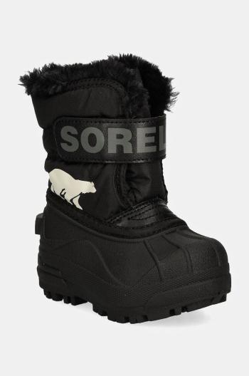 Detské snehule Sorel TODDLER SNOW COMMAND čierna farba, 2114102