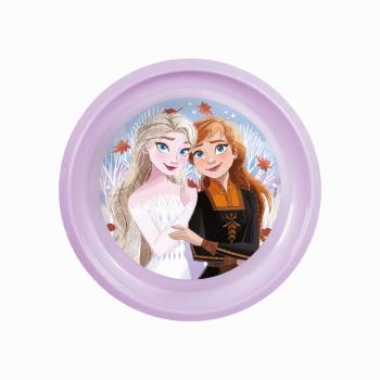STOR PLASTOVÝ TANIER ĽADOVÉ KRÁĽOVSTVO, PRIEMER 22 CM