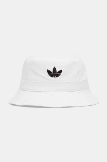 Bavlnený klobúk adidas Originals Adicolor biela farba, bavlnený, JC6044