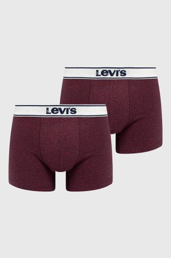 Boxerky Levi's 37149.0401-red, pánske, hnedá farba